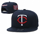 Minnesota Twins Team Logo Adjustable Hat YD (2),baseball caps,new era cap wholesale,wholesale hats